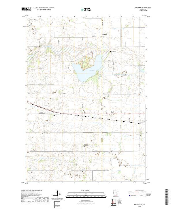 US Topo 7.5-minute map for Owatonna SE MN