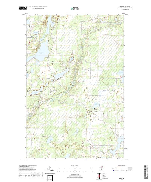 US Topo 7.5-minute map for Palo MN
