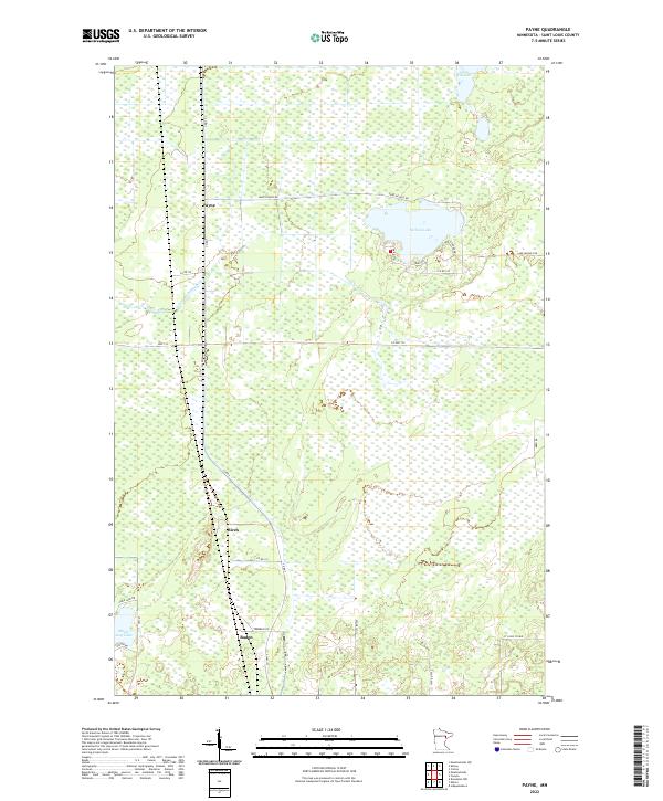US Topo 7.5-minute map for Payne MN