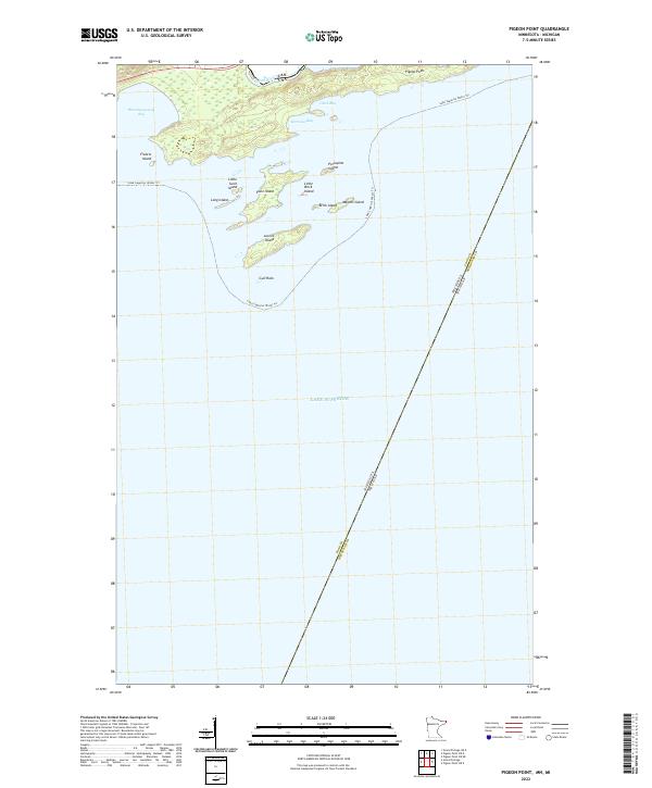 US Topo 7.5-minute map for Pigeon Point MNMI