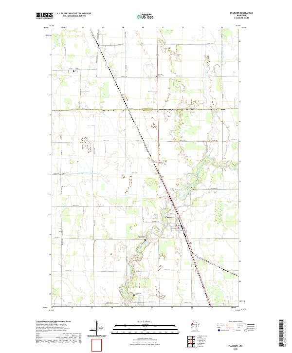 US Topo 7.5-minute map for Plummer MN