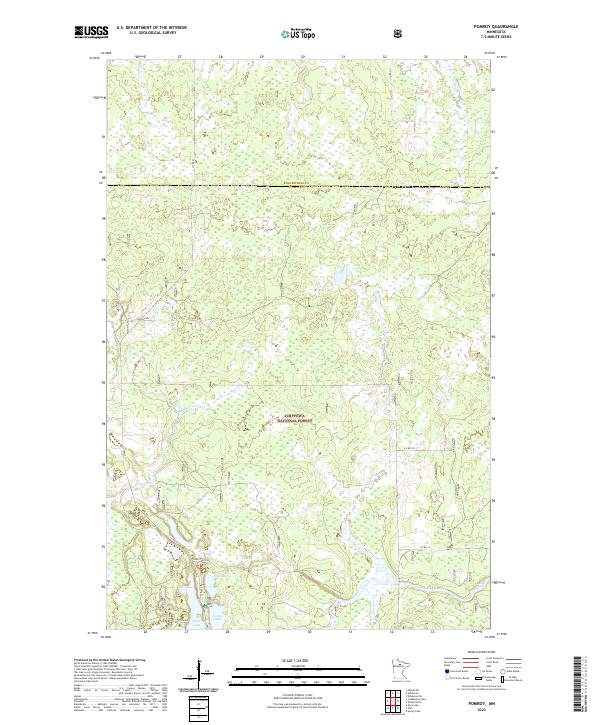 US Topo 7.5-minute map for Pomroy MN