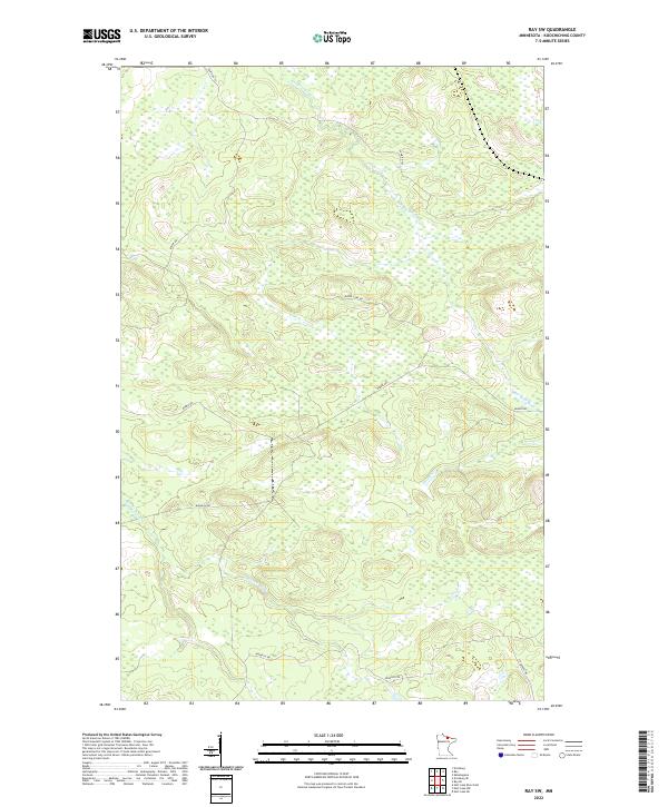 US Topo 7.5-minute map for Ray SW MN