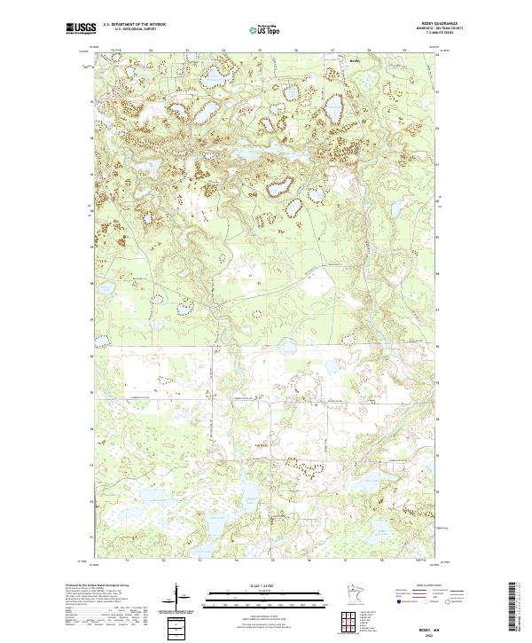 US Topo 7.5-minute map for Redby MN