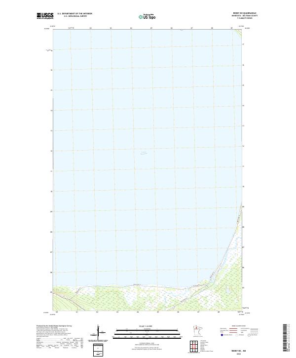 US Topo 7.5-minute map for Redby NE MN