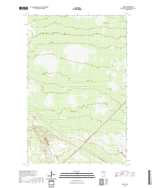 US Topo 7.5-minute map for Ridge MN