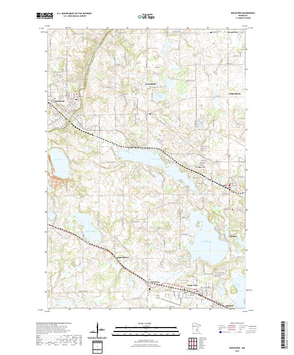 US Topo 7.5-minute map for Rockford MN