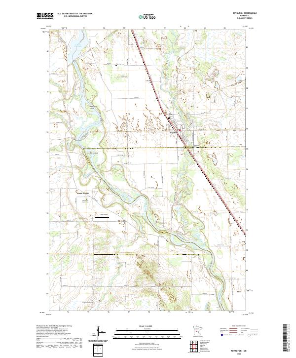 US Topo 7.5-minute map for Royalton MN