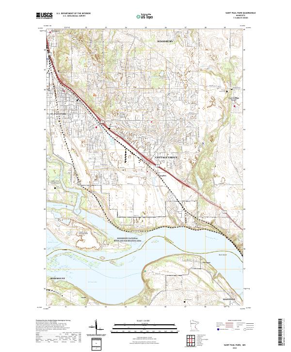 US Topo 7.5-minute map for Saint Paul Park MN