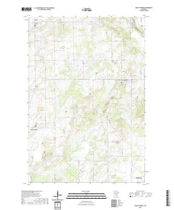 US Topo 7.5-minute map for Saint Stephen MN