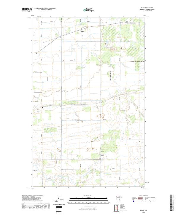 US Topo 7.5-minute map for Salol MN