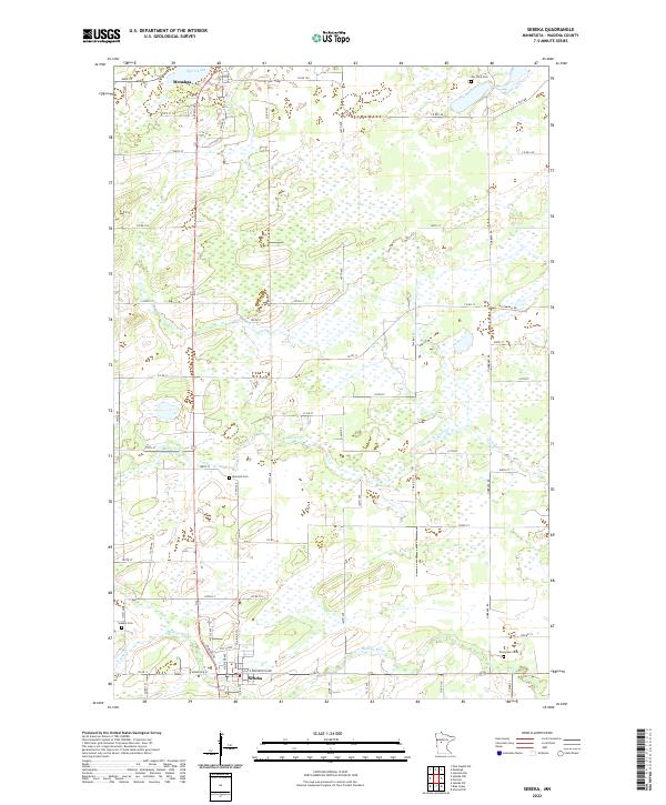 US Topo 7.5-minute map for Sebeka MN