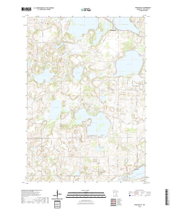 US Topo 7.5-minute map for Shieldsville MN