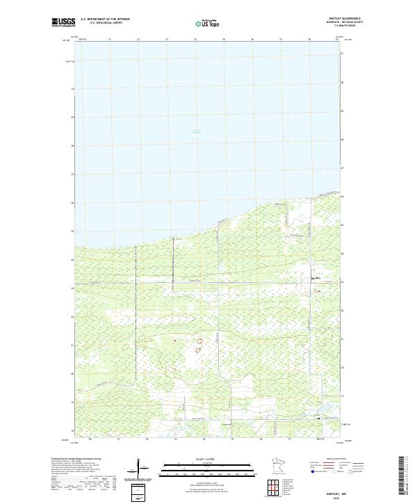 US Topo 7.5-minute map for Shotley MN