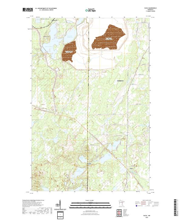 US Topo 7.5-minute map for Silica MN