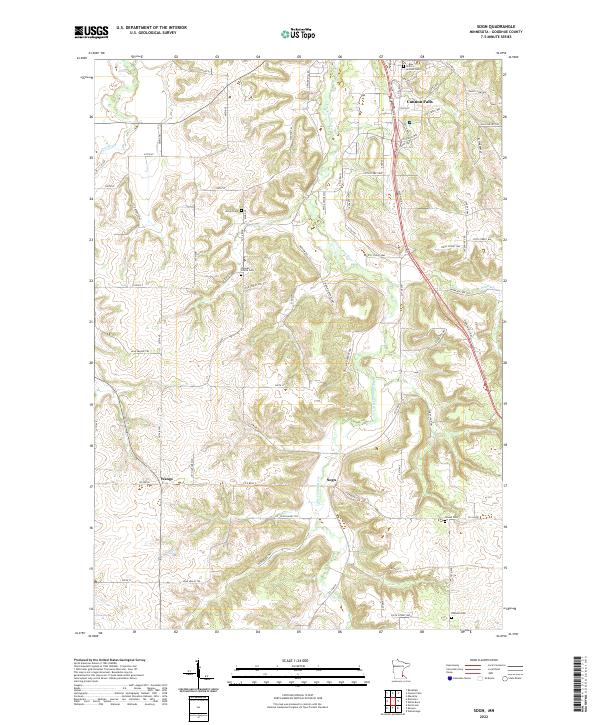 US Topo 7.5-minute map for Sogn MN