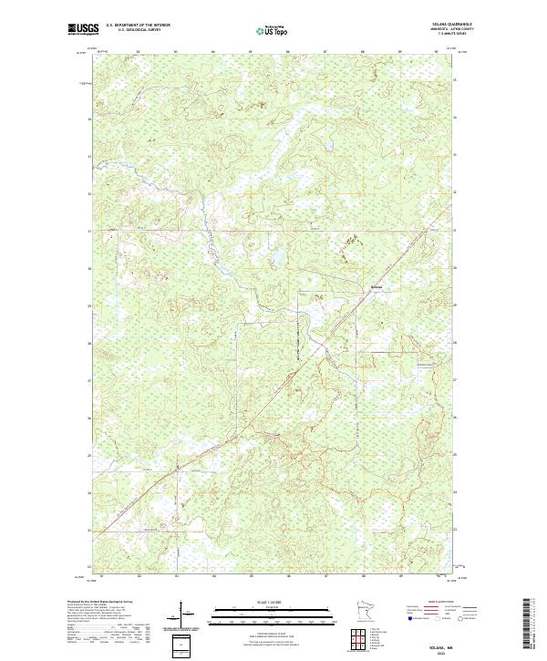 US Topo 7.5-minute map for Solana MN