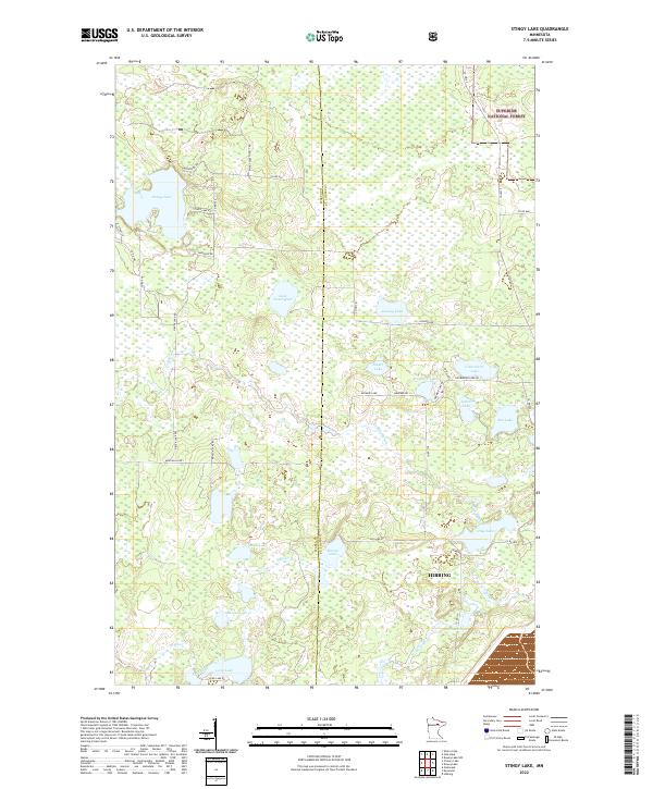 US Topo 7.5-minute map for Stingy Lake MN