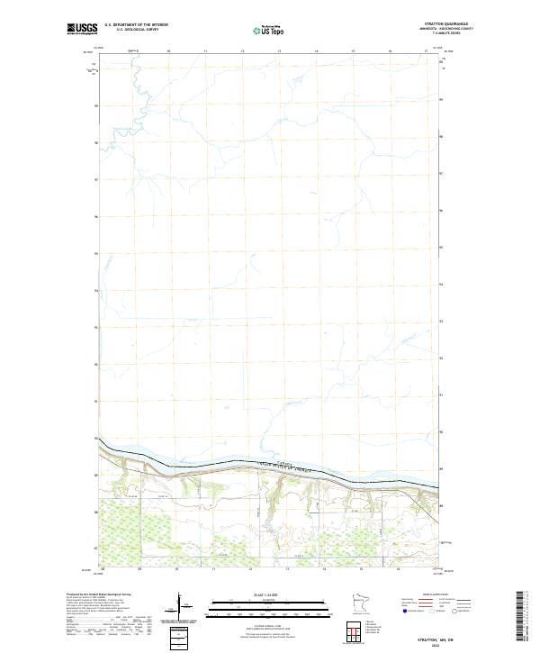 US Topo 7.5-minute map for Stratton MNON