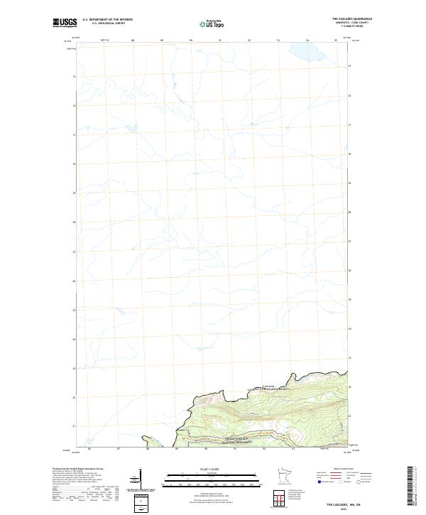 US Topo 7.5-minute map for The Cascades MNON