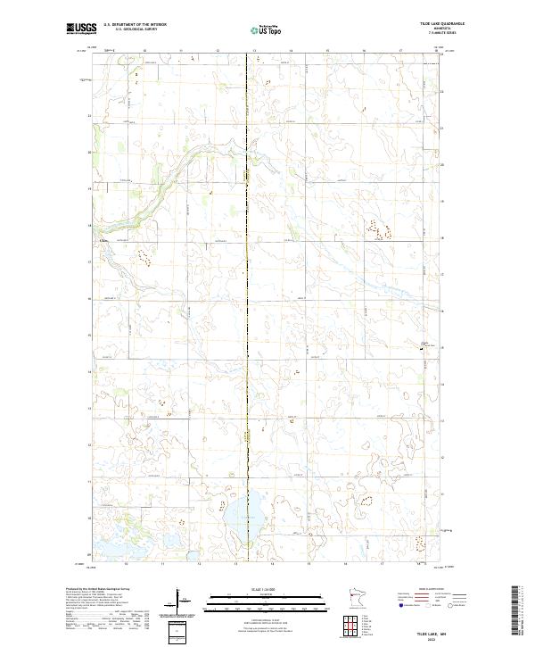 US Topo 7.5-minute map for Tilde Lake MN