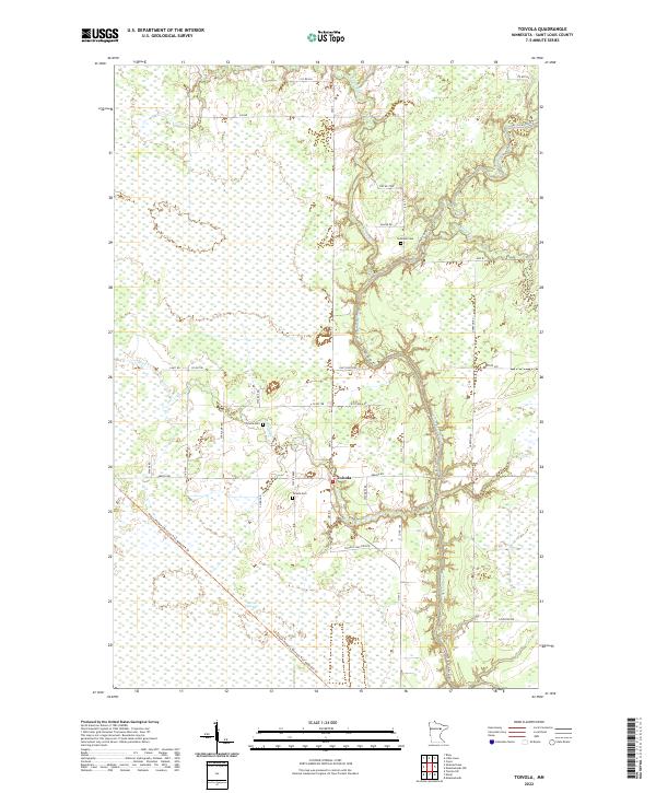 US Topo 7.5-minute map for Toivola MN