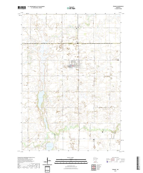 US Topo 7.5-minute map for Truman MN