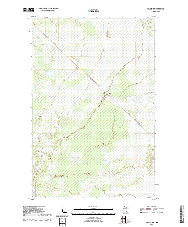 US Topo 7.5-minute map for Upstead Lake MN
