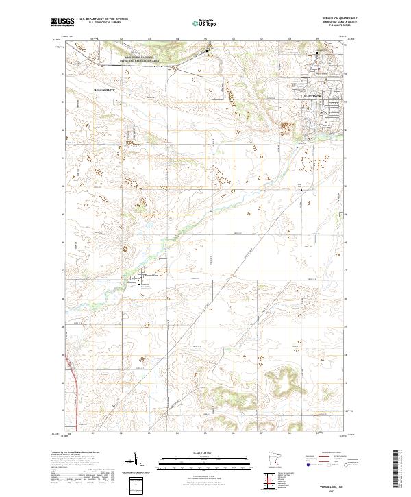 US Topo 7.5-minute map for Vermillion MN