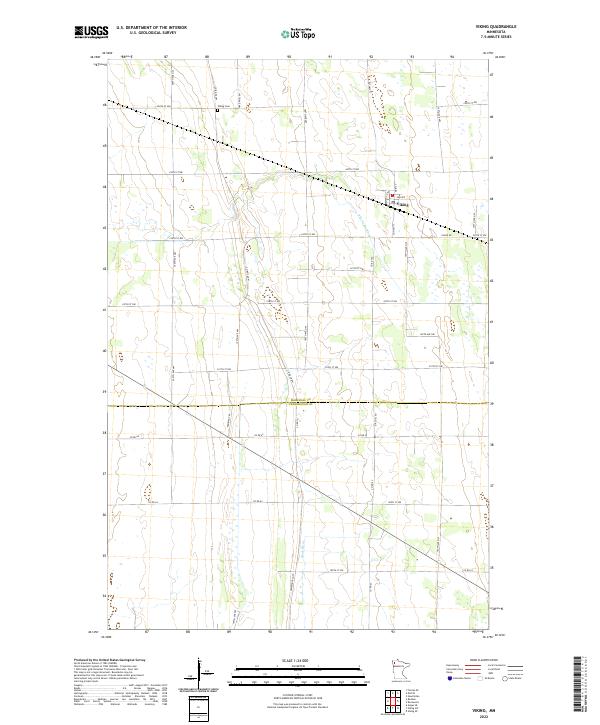 US Topo 7.5-minute map for Viking MN