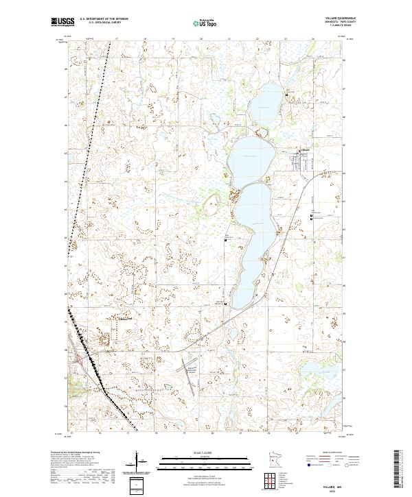 US Topo 7.5-minute map for Villard MN