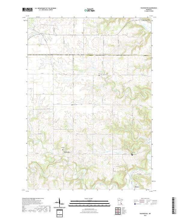 US Topo 7.5-minute map for Washington MN
