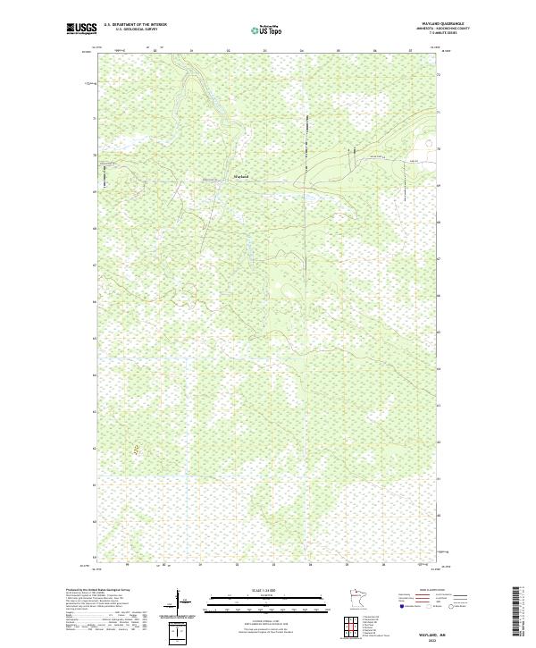 US Topo 7.5-minute map for Wayland MN