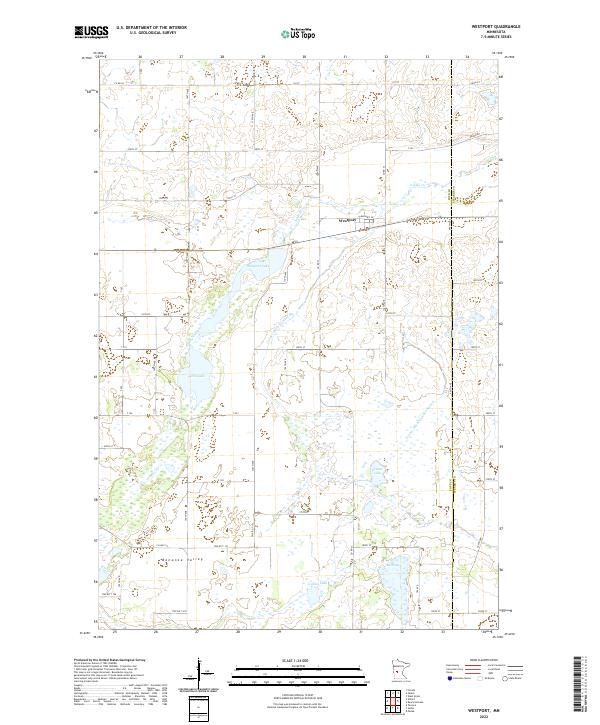 US Topo 7.5-minute map for Westport MN