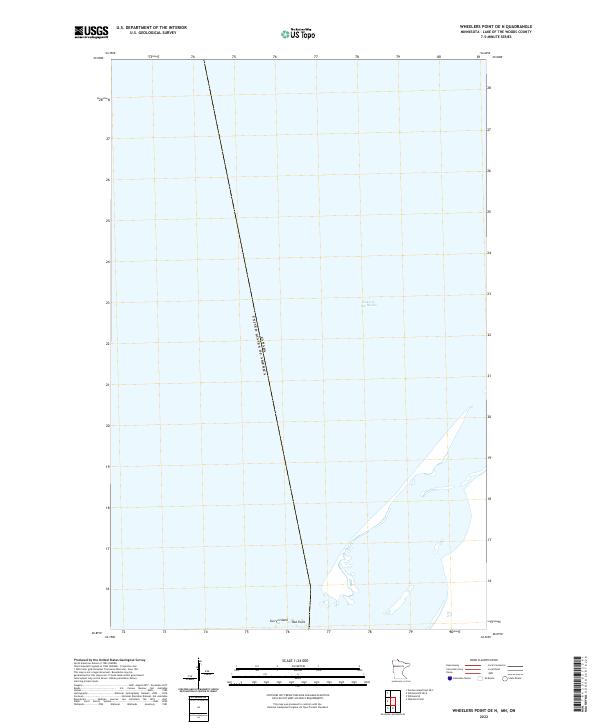 US Topo 7.5-minute map for Wheelers Point OE N MNON