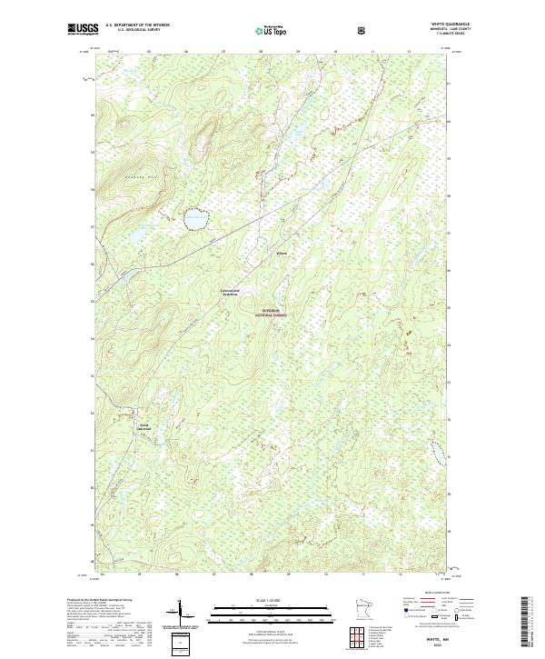 US Topo 7.5-minute map for Whyte MN