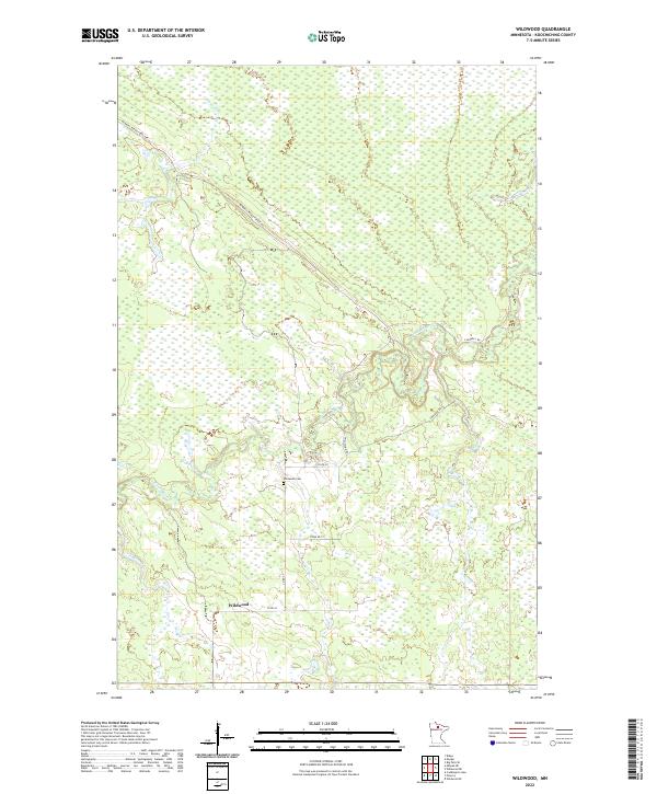 US Topo 7.5-minute map for Wildwood MN