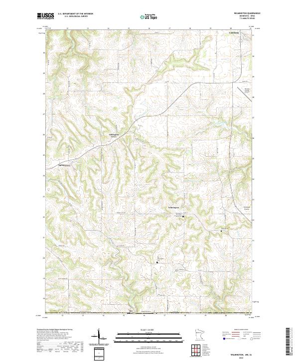 US Topo 7.5-minute map for Wilmington MNIA