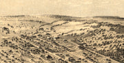 Bird's Eye View of Kansas City, 1869