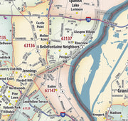 St Louis Area Zip Code Map