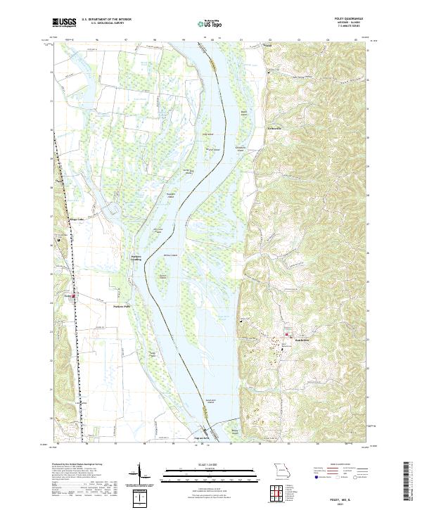Foley Library Map USGS US Topo 7.5-minute map for Foley MOIL 2021 โ American Map Store