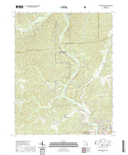 USGS US Topo 7.5-minute map for Van Buren North MO 2021