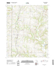 USGS US Topo 7.5-minute map for West Line MOKS 2021