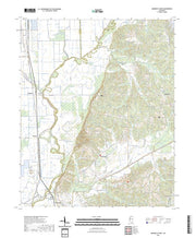US Topo 7.5-minute map for Arkabutla West MS