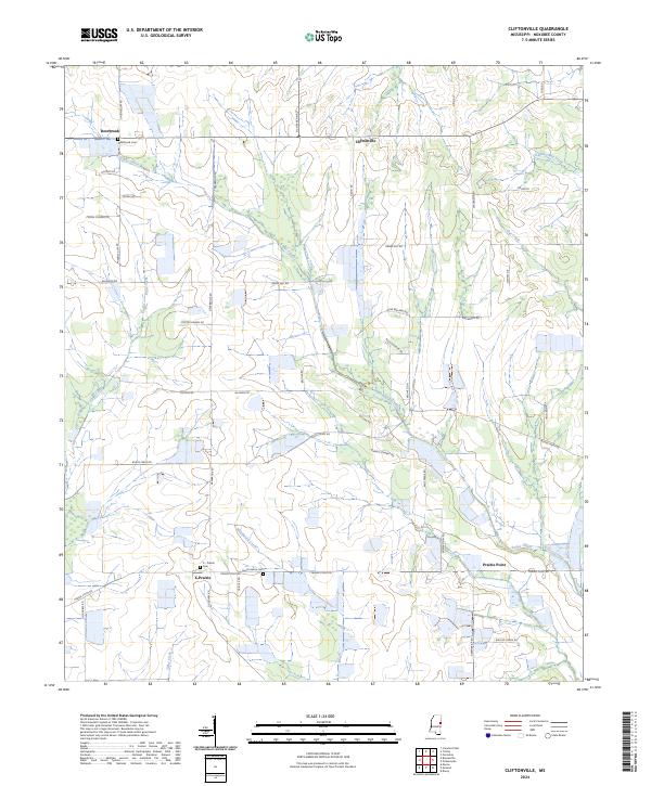 US Topo 7.5-minute map for Cliftonville MS