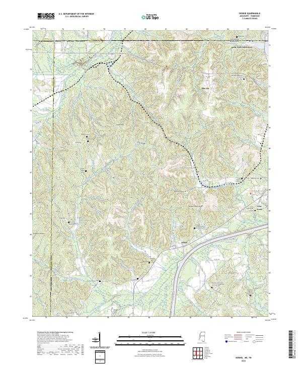 US Topo 7.5-minute map for Doskie MSTN