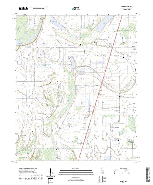 US Topo 7.5-minute map for Dundee MS