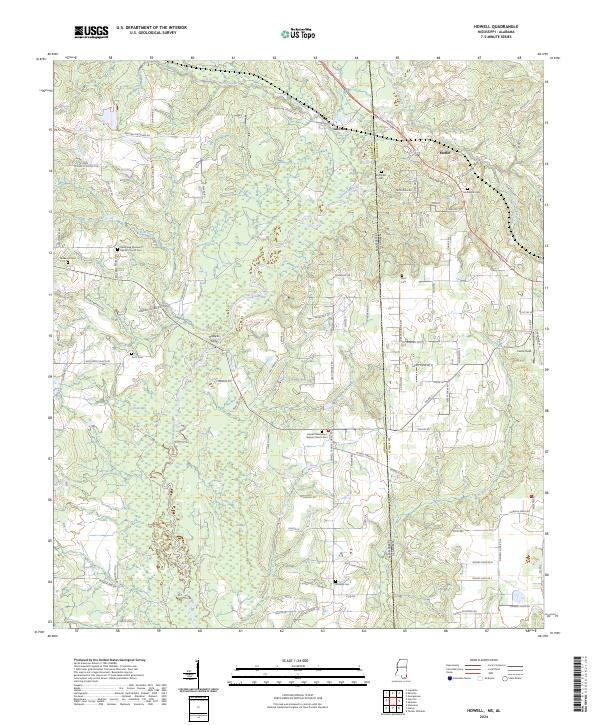 US Topo 7.5-minute map for Howell MSAL