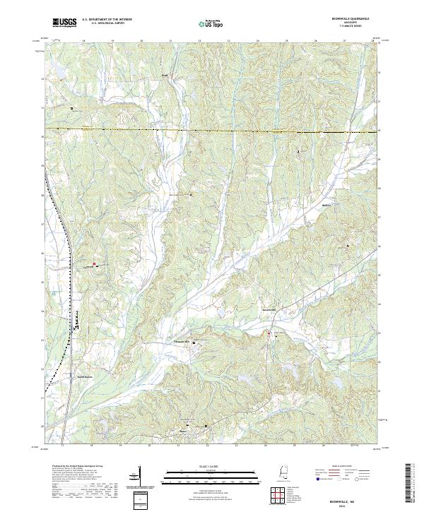 US Topo 7.5-minute map for Keownville MS