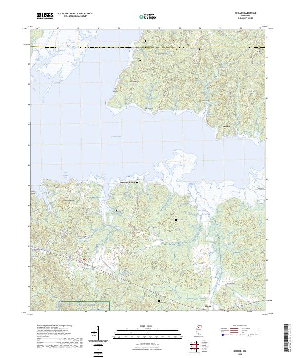 US Topo 7.5-minute map for Kincaid MS
